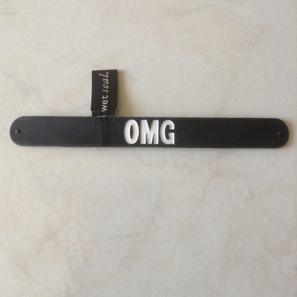 New "OMG" Slap Wrist Bracelet - Picture 1 of 2